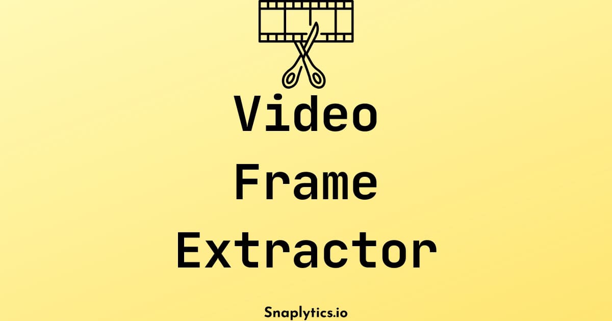 Video Frame Extractor
